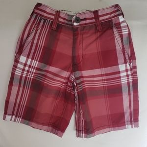 Boys Old Navy plaid shorts sZ 6